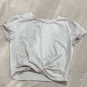 Cropped Workout Shirt